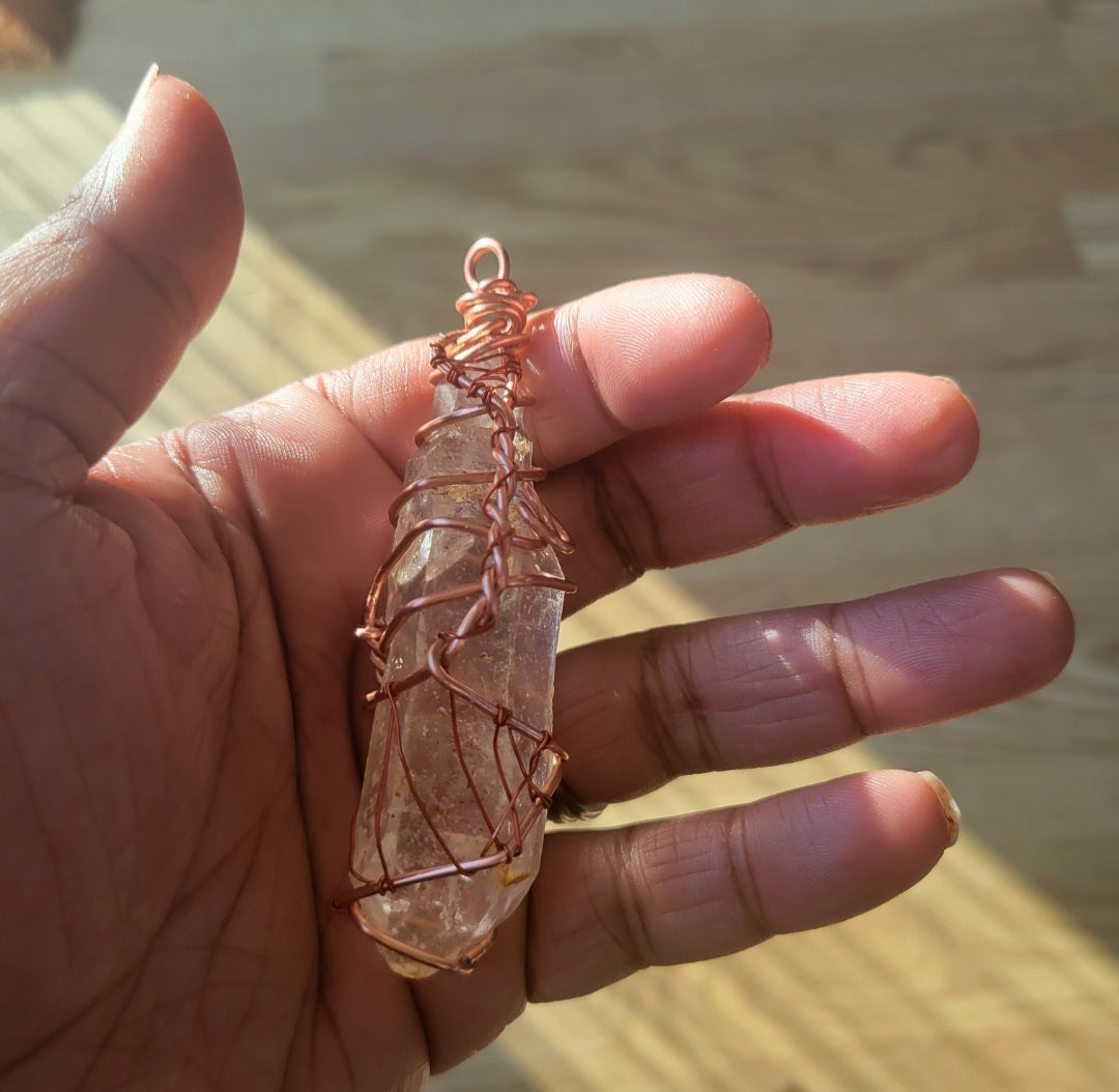 Wire Wrapping (Stones seen here are not for sale)