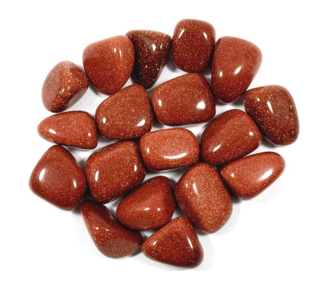 Tumbled- Red Goldstone