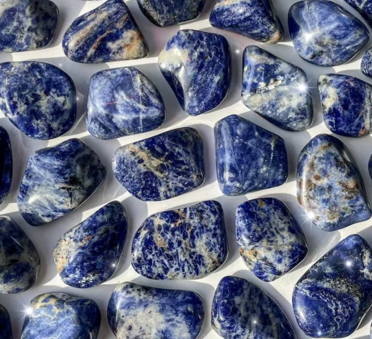 Tumbled- Sodalite