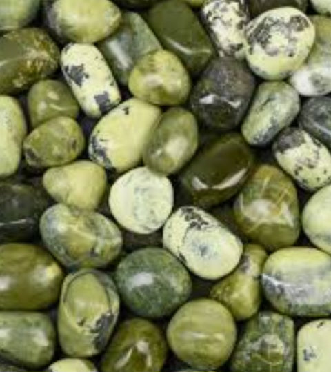 Tumbled- Serpentine