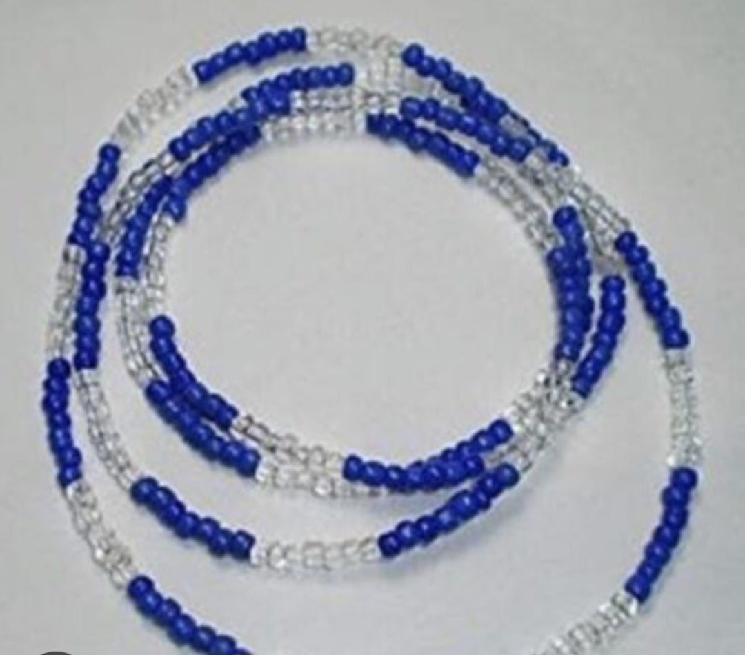 Necklace- Orisha Yemaya Beads