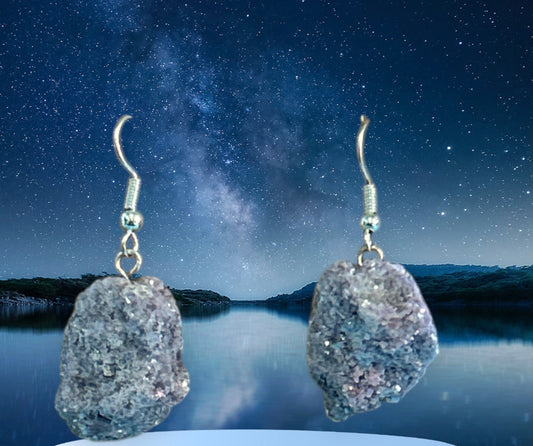 Ear Rings- Lepidolite