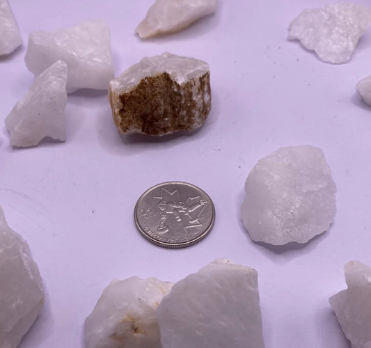Raw- White Agate (small)