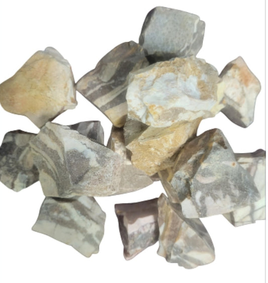 Raw- Zebra Calcite