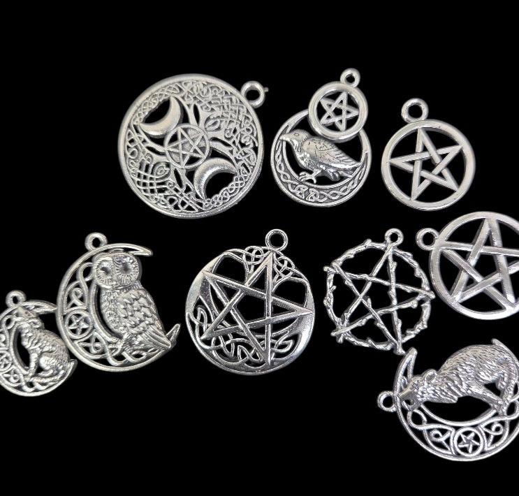 Necklace- Pentagram Charm (Mystery Pick)