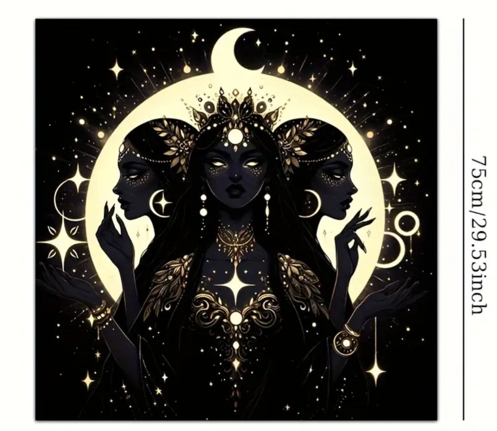Cloth- Hecate Triple Goddess
