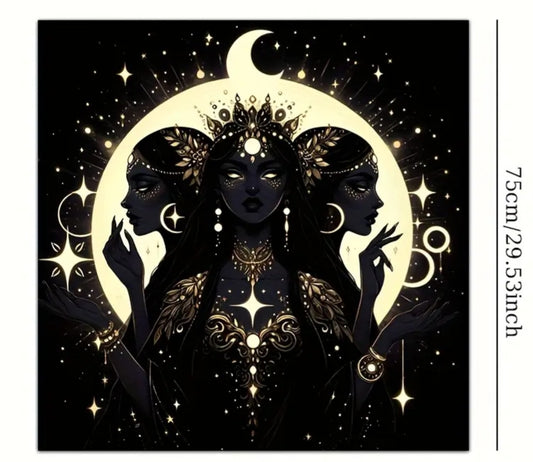 Cloth- Hecate Triple Goddess
