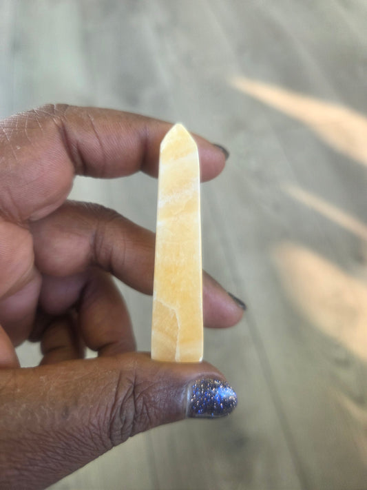 Tower- Yellow Calcite Mini Tower