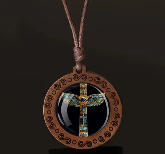 Necklace- Magick-n-Wood Wings of Isis