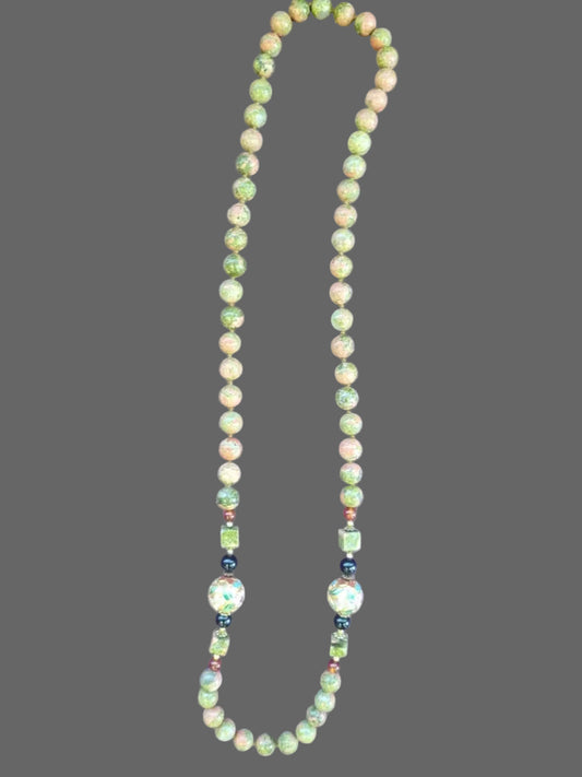 Necklace- Unakite
