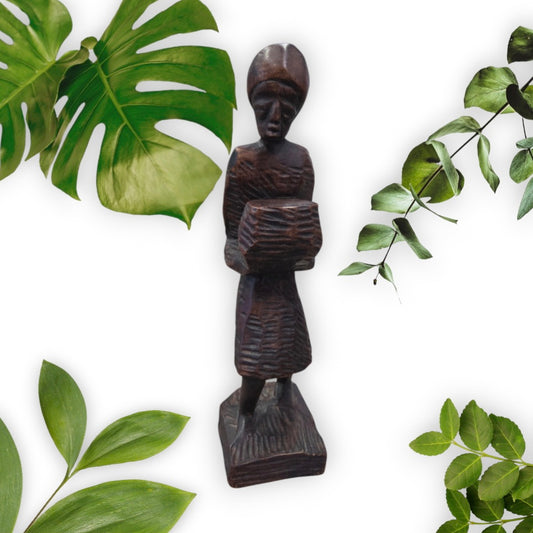 Statue- Handcarved Rosewood African Statue