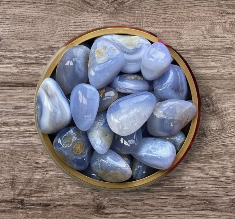 Tumbled- Blue Lace Agate