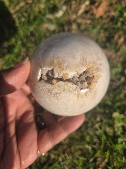 Sphere- Flower Agate
