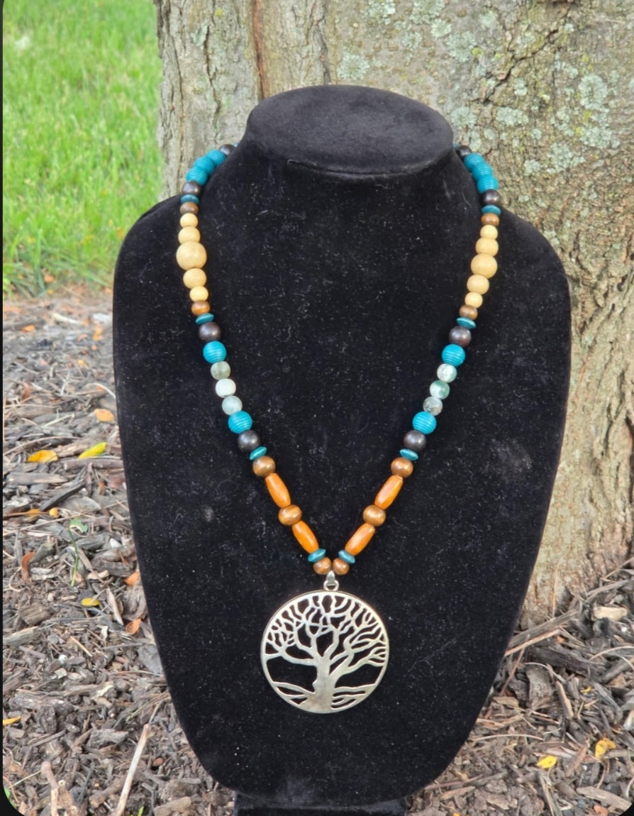 Necklace- Tree of Life Pendant (Wood)