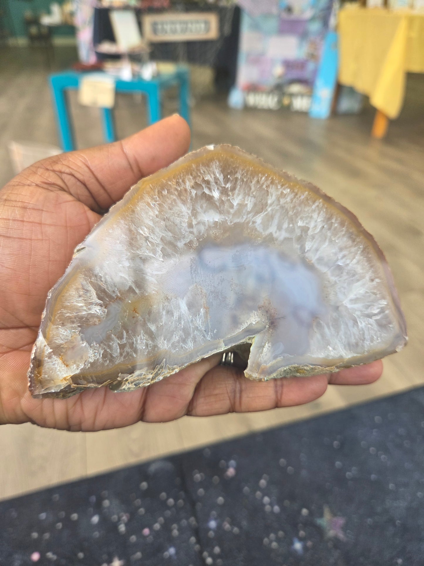 Slabs- Tumbled Front Raw Back / Earth Agate