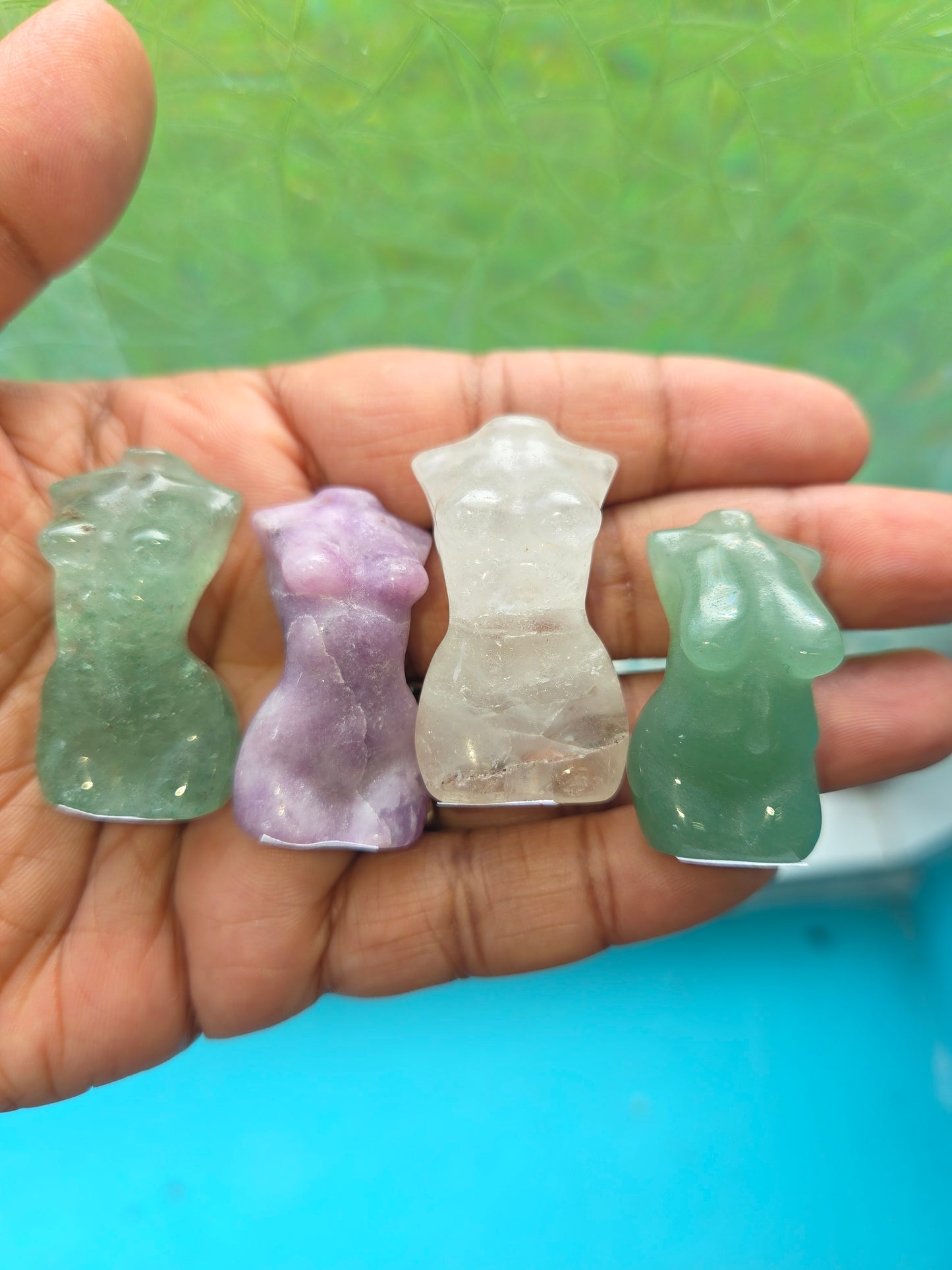 Carved-  Feminine Body Stones