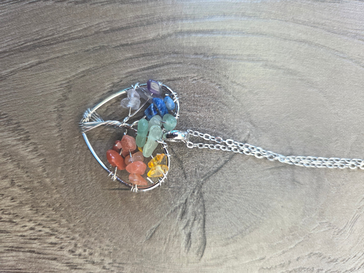 Necklace- Tree of Life Crystal Necklace