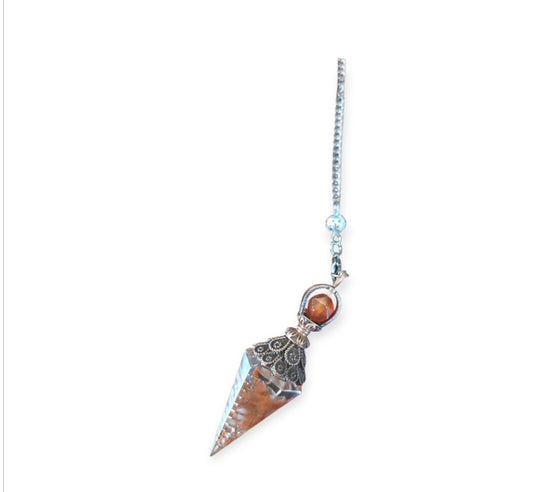 Pendulum- Citrine w/Copper Wire