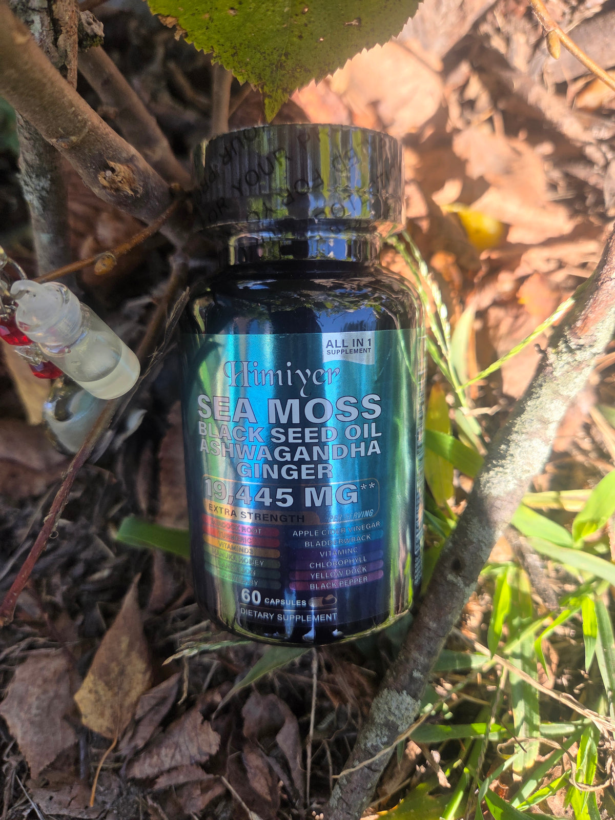 Supplement- Seamoss w/ Black Seed Oil, Ashwagandha and Ginger