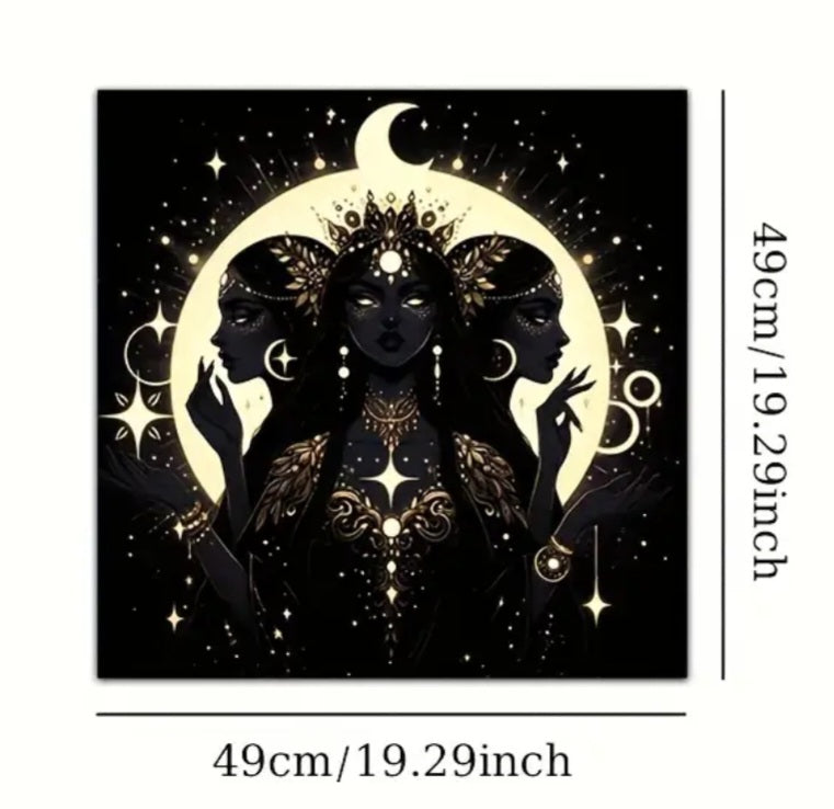 Cloth- Hecate Triple Goddess
