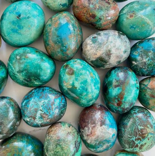 Tumbled- Chrysocolla