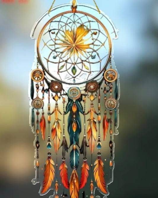 Dreamcather- Indigenous Acrylic Dreamcatcher