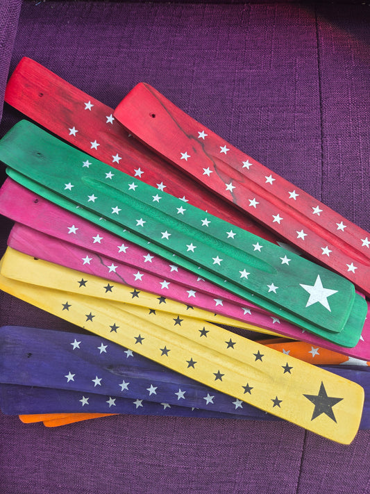 Smudge- Wooden Star Ash Holder