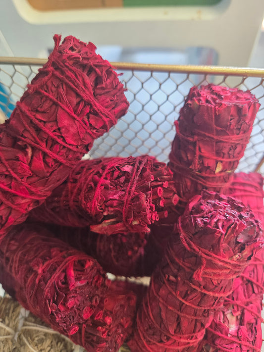 Smudge- Sage Dragons Blood 4"