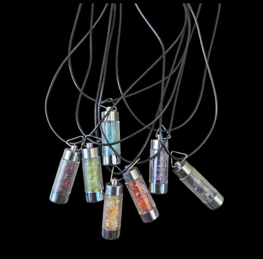 Necklace- Crystals in a Bottle