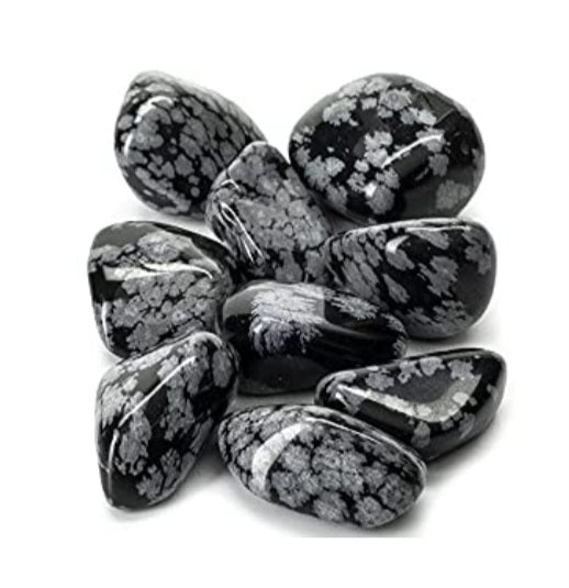 Tumbled - Snowflake Obsidian
