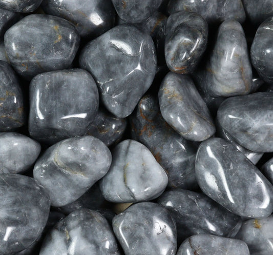 Tumbled- Gray Quartz