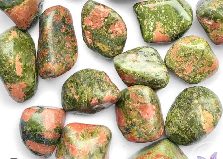 Tumbled- Unakite