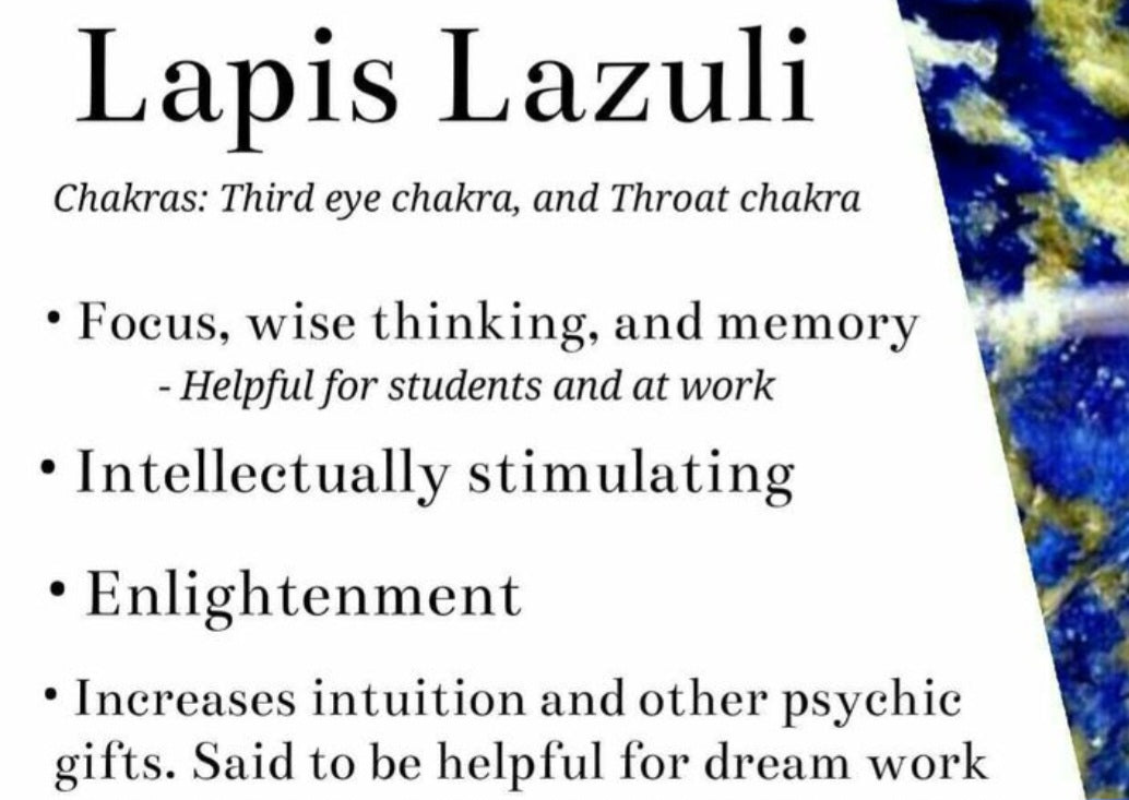 Tumbled- Lapis Lazuli
